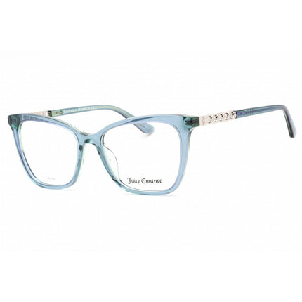 Juicy Couture Women's Eyeglasses - Crystal Teal Cat Eye Frame | JU 240/G 0VGZ 00 ,