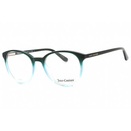 Juicy Couture Women's Eyeglasses - Teal Oval Full Rim Plastic Frame | JU 239 0ZI9 00 ,