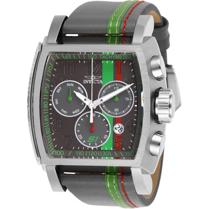Invicta Men's Watch - S1 Rally Race Team Gunmetal, Green and Red Dial Strap | 26395 ,