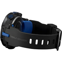 Casio Men's Watch - Pro Trek Grey Digital Dial Black/Blue Resin Strap | PRG300-1A2 ,