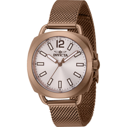 Invicta Women's Watch - Wildflower Silver Dial Brown Steel Mesh Bracelet | 46340 ,