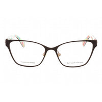 Kate Spade Women's Eyeglasses - Brown Cat Eye Frame Clear Demo Lens | IVIE 009Q 00 ,