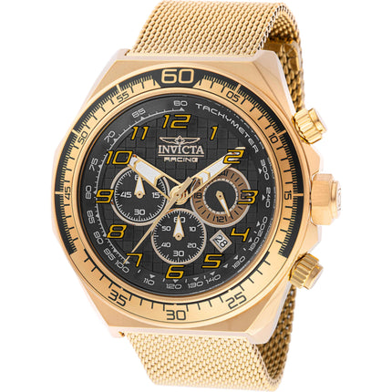 Invicta Men's Watch - Invicta Racing Chronograph Yellow Gold Mesh Bracelet | 47903 ,