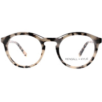 Kendall + Kylie Women's Eyeglasses - Taupe Acetate Frame Demo Lens | KKO112 NOELLE 39 ,