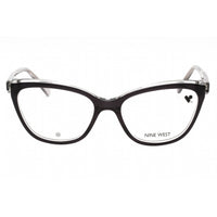 Nine West Women's Eyeglasses - Grey Smoke Laminate Acetate Cat Eye Frame | NW5219 016 ,