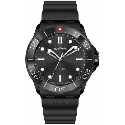Invicta Men's Watch - Coalition Forces Quartz Black Dial Silicone Rubber Strap | 46389 ,