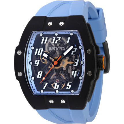 Invicta Men's Watch - JM Correa Light Blue and Transparent Dial Silicone Strap | 44407 ,