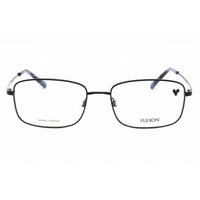 Flexon Men's Eyeglasses - Navy Rectangular Metal Full Rim Frame | FLEXON H6057 410 ,