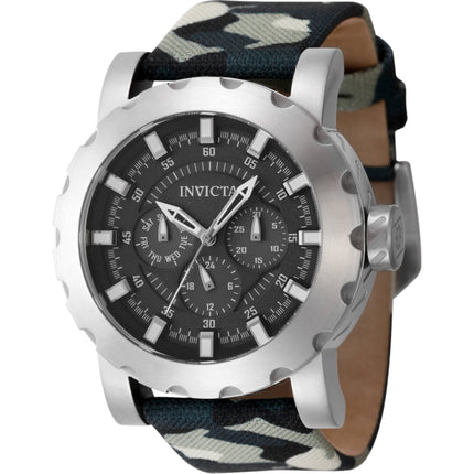 Invicta Men's Watch - I-Force Quartz Black Dial Camouflage and Green Strap | 47581 ,