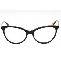 Gucci Women's Eyeglasses - Black Cat Eye Full Rim Frame Clear Demo Lens | GG1079O 001 ,