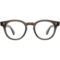 Garrett Leight Unisex Eyeglasses - Black Glass Acetate Round Full Rim | JACK BLGL ,