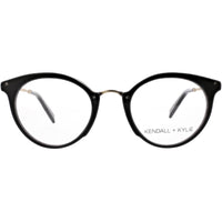 Kendall + Kylie Women's Eyeglasses - Black Cat Eye Frame Demo Lens | KKO111 RAE 1 ,