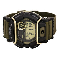 Casio Men's G-Shock Digital Grey Dial Green Resin Strap World Time Dive Watch | GD400-9 ,