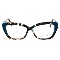 Salvatore Ferragamo Women's Eyeglasses - Blue Tortoise Cat Eye Frame | SF2938N 414 ,