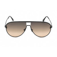 Tom Ford Men's Sunglasses - Shiny Black Metal Pilot Full Rim Frame | FT0924 01B ,