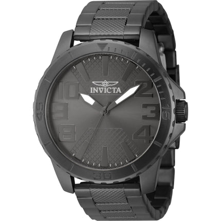 Invicta Men's Watch - Speedway Quartz Gunmetal Dial Stainless Steel Bracelet | 46305 ,