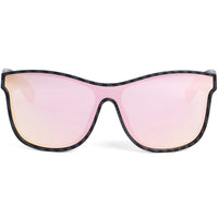 Technomarine Unisex Sunglasses - Carbon Fiber TR90 Frame Pink Mirror Lens | TMEW010-04 ,