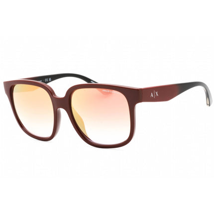 Armani Exchange Women's Sunglasses - Shiny Bordeaux Square Frame | 0AX4136SU 82986F ,