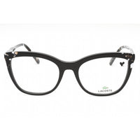 Lacoste Women's Eyeglasses - Black Plastic Cat Eye Shape Full Rim Frame | L2884 001 ,