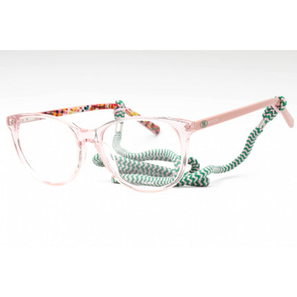 M Missoni Women's Eyeglasses - Pink Plastic Oval Full Rim Frame | MMI 0006 035J 00 ,