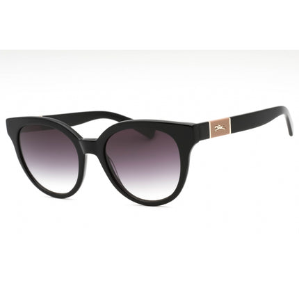 Longchamp Women's Sunglasses - Black Plastic Round Shape Full Rim Frame | LO697S 001 ,
