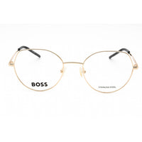 Hugo Boss Women's Eyeglasses - Gold Geometric Metal Full Rim Frame | BOSS 1591 0J5G 00 ,