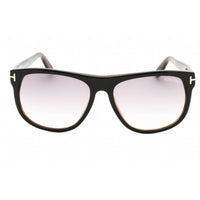 Tom Ford Men's Sunglasses - Shiny Black Acetate Rectangular Full Rim | FT0236 05B ,