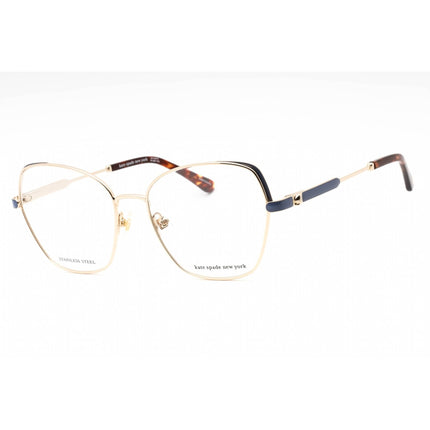 Kate Spade Women's Eyeglasses - Gold Blue Metal Full Rim Cat Eye | ZEENA/G 0LKS 00 ,