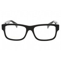 Gucci Men's Eyeglasses - Black Plastic Rectangular Shape Full Rim Frame | GG1141O 001 ,
