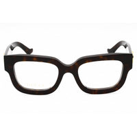 Gucci Women's Eyeglasses - Havana Acetate Full Rim Rectangular Frame | GG1548O 005 ,