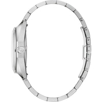 Bulova Unisex Watch - Jet Star Quartz with 262 kHz Red Dial Silver Bracelet | 96B401 ,