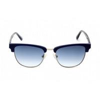Guess Men's Sunglasses - Shiny Blue Rectangular Frame Gradient Blue Lens | GU00037 90W ,