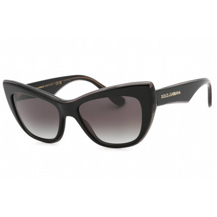 Dolce & Gabbana Women's Sunglasses - Black Cat Eye Full Rim Frame | 0DG4417 32468G ,