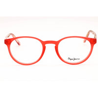 Pepe Jeans Women's Eyeglasses - Pink Plastic Round Shape Full Rim Frame | PJ3428 C5 ,