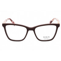 Tous Women's Eyeglasses - Shiny Brown Acetate Cat Eye Full Rim Frame | VTOB29L 06YW ,