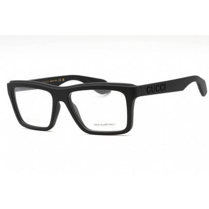 Gucci Men's Eyeglasses - Black Rectangular Full Rim Frame Clear Lens | GG1573O 001 ,