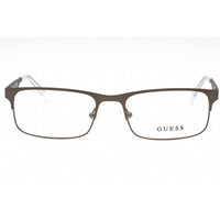Guess Men's Eyeglasses - Matte Gunmetal Rectangular Full Rim Frame | GU1904-N 009 ,