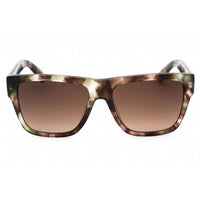 Moschino Men's Sunglasses - Brown Green Havana Plastic Square Frame | MOS167/S 0D1U HA ,