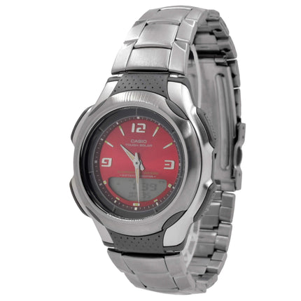 Casio Stainless Steel Case Stainless steel Band Vintage Watch | AWS-90D-4A ,