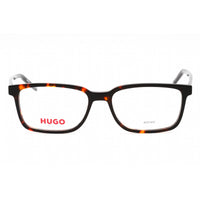 Hugo Men's Eyeglasses - Havana Red Plastic Rectangular Full Rim | HG 1245 0O63 00 ,