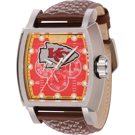 Invicta Men's Watch - NFL Kansas City Chiefs Yellow, Red and Silver Tone Dial | 45089 ,
