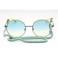 Missoni Women's Sunglasses - Yellow Pink Metal Round Full Rim | MMI 0035/S 0L81 IE ,