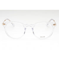 Police Unisex Eyeglasses - Transparent Plastic Round Full Rim Frame | VPLD93 0880 ,