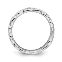 Sterling Silver Stackable Expressions Polished Ring | QSK130 ,