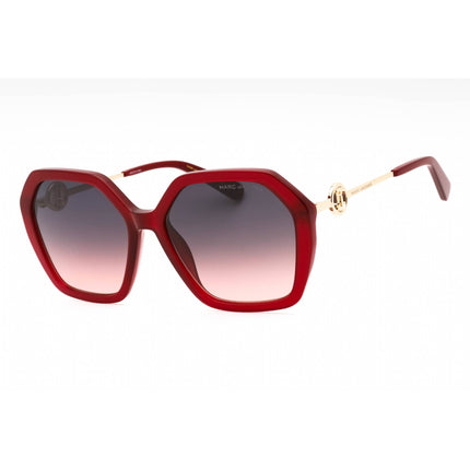 Marc Jacobs Women's Sunglasses - Red Plastic Geometric Frame | MARC 689/S 0C9A FF ,