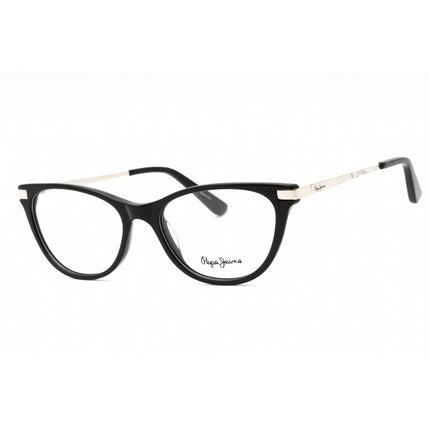 Pepe Jeans Women's Eyeglasses - Black Plastic Cat Eye Full Rim Frame | PJ3426 C1 ,