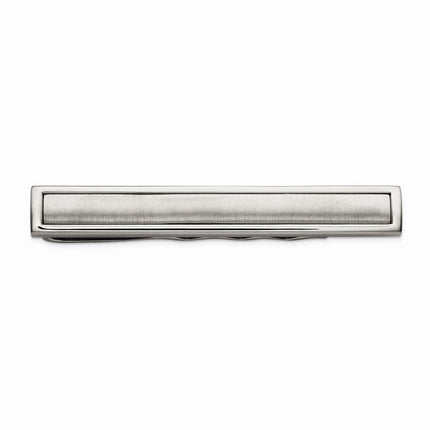Titanium Brushed and Polished Tie Bar ,