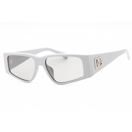 Dolce & Gabbana Women's Sunglasses - Light Grey Rectangular Frame | 0DG4453F 341887 ,