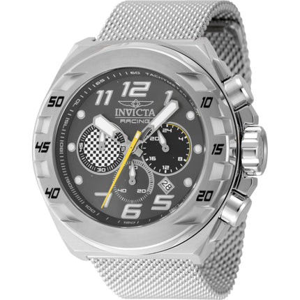 Invicta Men's Watch - Invicta Racing Chrono Gunmetal and Black Dial Bracelet | 47201 ,