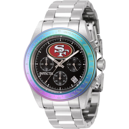 Invicta Men's Watch - NFL San Francisco 49ers Quartz Chrono Black Dial Dive | 44990 ,